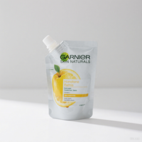 Pochette cosmétique personnalisée avec bec verseur pour emballage de lotion liquide, pochette rechargeable autoportante avec bouchon à vis en PET/PE