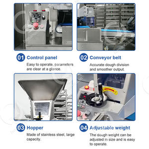 OCEAN <span class=keywords><strong>Machine</strong></span> à couper la pâte ronde entièrement automatique <span class=keywords><strong>Machine</strong></span> à mouler le petit pain à vapeur <span class=keywords><strong>de</strong></span> meilleure qualité - Product Image 3