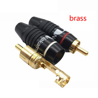 Prise noire Prise mâle Lotus Tête de soudage audio Borne de câblage audio