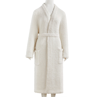 Magic Green personnalisé confortable Robe en tricot femmes hommes surdimensionné sans cou Robe blanche confortable vêtements de détente pour femmes peignoir doux