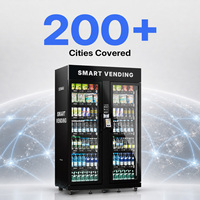 Distributeur automatique XMAI 1500L haute performance homologué FCC avec Apple Pay et antivol pour aliments et boissons d'aéroport 4G