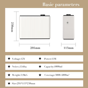 Diffuser Aroma pintar, alat Diffuser penghilang stres dengan Nebulizing wifi Bluetooth/kontrol aplikasi elektrik tanpa air - Product Image 4