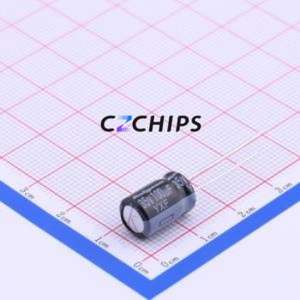 Condensador Electrolítico de Aluminio de Orificio Pasante 35YXF100MFFC8X11.5, Orificio Pasante, D8xL11.5mm 100uF 20% 35V 3.5mm - Product Image 1