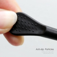 Poils noirs poignée blanche antidérapant multifonctionnel nouvelle maison Mini trou brosse 5 couleurs outils de nettoyage de téléphone pour appareil