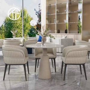 Mesa <span class=keywords><strong>y</strong></span> silla <span class=keywords><strong>de</strong></span> restaurante <span class=keywords><strong>de</strong></span> lujo, muebles comerciales hechos a medida <span class=keywords><strong>de</strong></span> fábrica, modernos, 5 inicios, hotel, vestíbulo, cafetería - Product Image 3