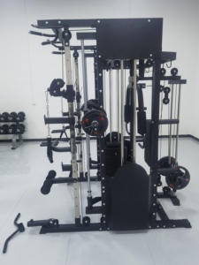 Meilleures ventes : Ensemble de gym fonctionnel à domicile avec rack à squats et machine Smith multifonction de bonne qualité - Product Image 3