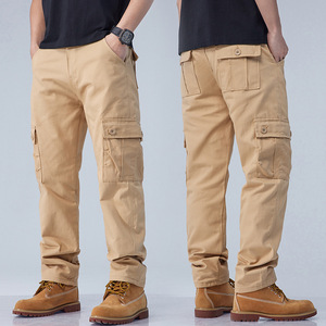 <span class=keywords><strong>Pantalon</strong></span> cargo droit multi-poches décontracté pour hommes, streetwear personnalisé, pantalons cargo oversize en coton pour la <span class=keywords><strong>randonnée</strong></span> en plein air, Offre Spéciale - Product Image 5