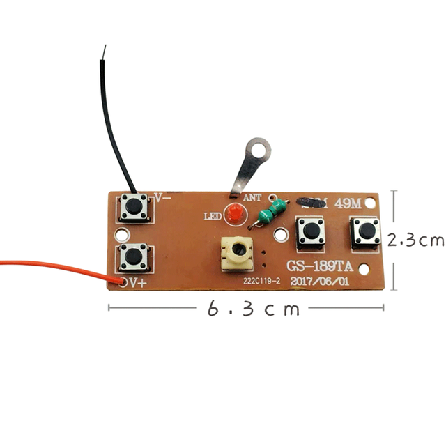 27/49M 4CH Circuit Board Transmitter Receiver Board Remote Control