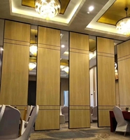 Cloisons murales ultra-hautes pliables et mobiles modernes pour hôtels, restaurants, écoles et salles d'exposition
