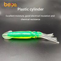 Appât souple calmar phosphorescent couleur transparente calmar doux simulation poulpe appât de pêche en mer appât