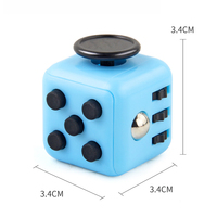 Cube anti-stress Macaron, multifonction, agréable au toucher, jouet EDC, à tenir à la main, pour enfants et adultes, TDAH