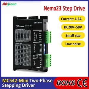 ไดรเวอร์สเต็ปเปอร์มอเตอร์ Allgreen 2 เฟส Nema23 DC แรงดันไฟฟ้า 20V~50V 4.2A 200~25600ppr ระบบ Open Loop สำหรับเครื่องจักรอัตโนมัติ - Product Image 2