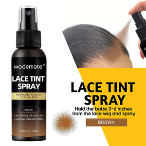 Spray Teintant Pour Perruques en Dentelle OEM/ODM 3 Couleurs Marque Privée, Facile à Utiliser et Non Collant - Product Image 1