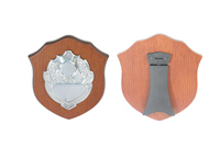 Plaques de récompense en bois et en métal vierge, avec Logo personnalisé, nouvelle collection, vente en gros
