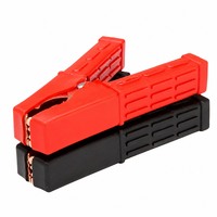 Pince crocodile 500A en cuivre plaqué fer, robuste, isolée, pour câble de démarrage de batterie de voiture