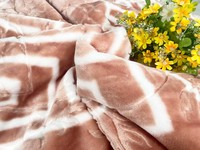 Vente en gros de couvertures en polaire Raschel sur mesure de 8 kg, taille king, super douces, pour lit double, bébé, couverture simple couche pour l'hiver