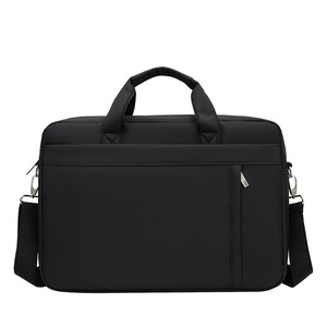 Sac pour ordinateur portable unisexe multi-poches en nylon imperméable avec fermeture éclair, étui de protection portable en tissu Oxford pour voyage et école, vente en gros - Product Image 3