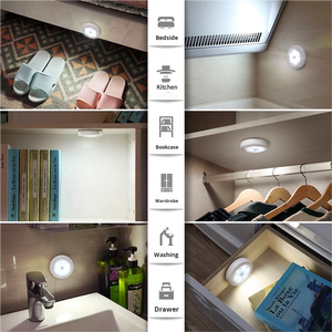 Veilleuse <span class=keywords><strong>LED</strong></span> intelligente au design moderne <span class=keywords><strong>Lampe</strong></span> à capteur d'aspiration magnétique à <span class=keywords><strong>piles</strong></span> <span class=keywords><strong>pour</strong></span> éclairage de <span class=keywords><strong>placard</strong></span> de chambre à coucher - Product Image 4