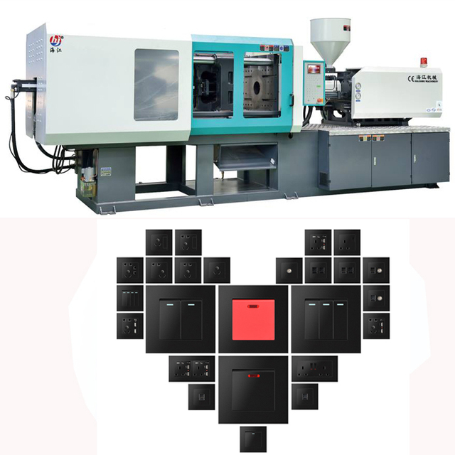 200Ton Plastic Injection Molding Electric Switch Manufacturing Machine Socket Making Machine with Low Price