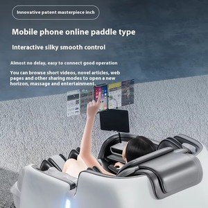 Fauteuil <span class=keywords><strong>de</strong></span> massage relaxant pour le bureau, zéro gravité, avec trajectoire SL, pression d'air, pétrissage, tapotement et vibration pour une <span class=keywords><strong>relaxation</strong></span> corporelle complète - Product Image 3