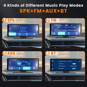 Pantalla Inteligente para Vehículo de 10.26'' con 8 Núcleos y 12nm de Alto Rendimiento, Portátil, con Carplay y Android Auto, 180° °   Lente Giratoria ZC19-DZ - Product Image 4