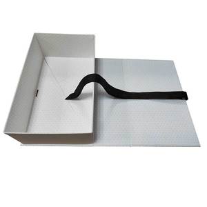 Custom Logo Luxury Cardboard <b>Foldable</b> Hair Bundle Extension Wig Packaging <b>Box</b> for Bundles - Product Image 3