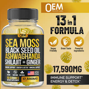 Private Sea Moss Elderberry Gummies Soporte de inmunidad Vitamina C Delicious Gummies Candy para adolescentes y adultos - Product Image 4