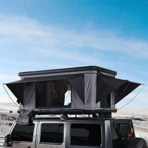 Installation rapide imperméable côté ouvert à clapet ABS coque dure tente de toit 3-4 personnes tente de toit pour 4x4 <span class=keywords><strong>Camping</strong></span> tout-terrain - Product Image 3