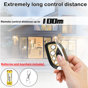 Cao cấp xây dựng 433MHz RF EV1527 chip học tập điều khiển từ xa phổ kim loại Key Fob transmitter cho tự động cửa nhà để xe - Product Image 2