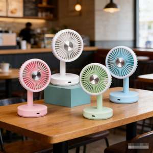 Ventilador de Escritorio Simple Personalizado al por Mayor Directo de Fábrica, 300mAh, 3 Velocidades, Gran Venta - Product Image 5