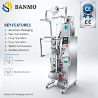 Machine d'emballage automatique haute vitesse BANMO pour sachets, liquides, pâtes, granulés, jus, sauces, savons comestibles et condiments