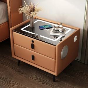 Vente directe d'usine, table de chevet intelligente avec chargeur USB sans fil, meubles de chambre à coucher, table de chevet intelligente, table de chevet connectée - Product Image 5