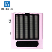 Aspirateur à ongles haute puissance 80W avec logo personnalisé, contrôle de vitesse, faible bruit, collecteur de poussière BQ-858-1, filtre intégré