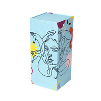 Cajas de Regalo para Vino Plegables y Reciclables Personalizadas, Embalaje de Cartón con Laminado Mate para Brandy, Licor y Whisky