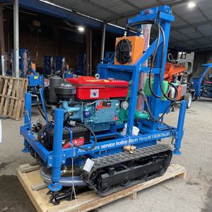 Nieuwe, draagbare rupsboorinstallatie voor waterputten, rotatiediepte 200 meter, eenvoudig te bedienen, kernboorinstallatie met - Product Image 2