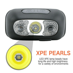 Lampe frontale LED miniature à vente rapide, rechargeable par USB, équipement de <span class=keywords><strong>camping</strong></span> et de randonnée, détection, vision nocturne - Product Image 3