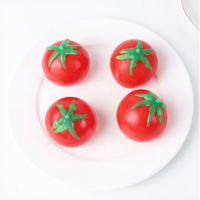 Balle d'eau anti-stress en forme de tomate, balle de décompression, jouet à presser en forme de tomate, jouet populaire pour enfants