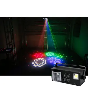 ENDI on sale sound control 4in1 multifunction effect stage lighting with Strobe effect for ktv dj disco and night club light