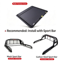 Penutup Bak Truk Elektrik Retractable Hardtop Tonneau Cover Aluminium Roll up Tahan Air Dapat Dikunci Penutup Bak Truk Pikap Dapat Disesuaikan