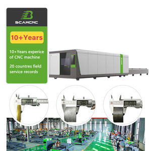 Machine de découpe laser à fibre Raycus Max 1000W avec tube métallique fermé et dispositif d'axe rotatif - Product Image 1