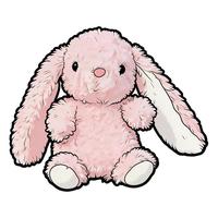 Peluche Lapin Doux Personnalisée par le Fabricant, Animal en Peluche Moelleux Multicolore pour Soulagement du Stress et Cadeau, Certifié CPC CE OEM