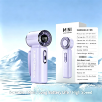 Offre Spéciale : Ventilateur Brumisateur Pliable Sans Lames Rechargeable par USB - Portable pour Utilisation en Extérieur, en Voiture et à l'Hôtel