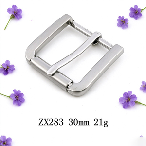 Brushed Silver Roller Zinc Alloy Pin <b>Buckle</b> 30mm Heavy Duty Adjustable Fastener For Outdoor Tactical Strap Work <b>Belt</b> Prats - Product Image 1