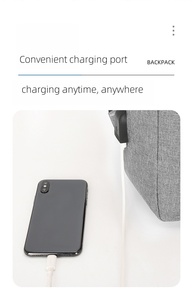Mochila de negocios y ocio de tela Oxford con carga USB, juego de tres piezas, nueva, al por mayor, para computadora de 16 pulgadas - Product Image 2