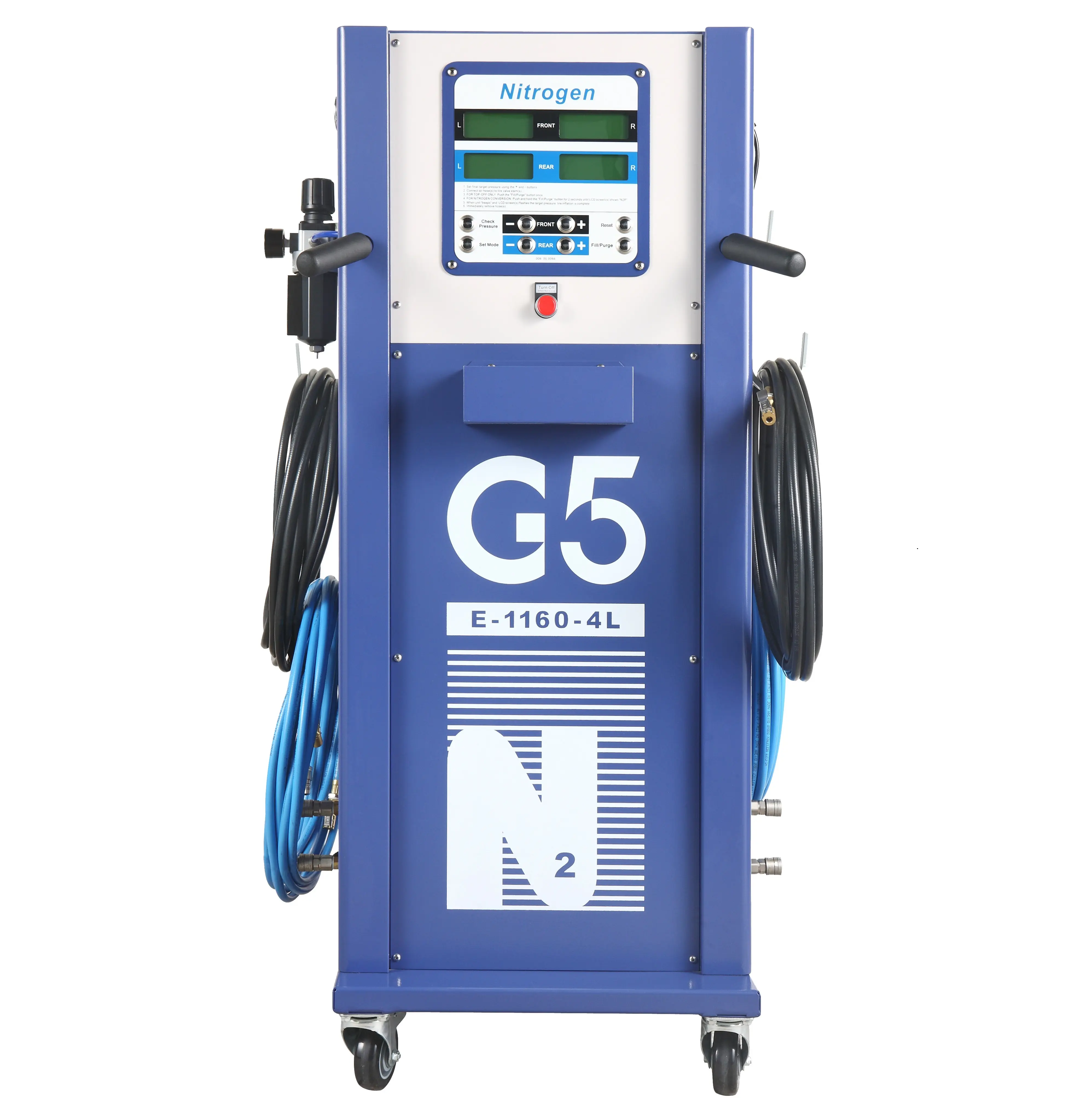 مضخات مولد النيتروجين G5 ماكينة نفخ الإطارات الأوتوماتيكية بالكامل منفاخ إطارات السيارات منفاخ النيتروجين