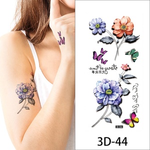 สติกเกอร์รอยสัก<span class=keywords><strong>3D</strong></span> ชั่วคราวกันน้ำสำหรับผู้หญิงลายดอกกุหลาบ<span class=keywords><strong>3D</strong></span> ชั่วคราวกันน้ำได้สำหรับผู้หญิง - Product Image 2