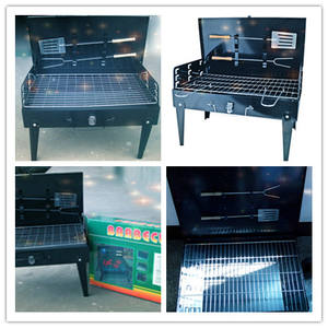 Maleta plegable portátil para acampar al aire libre, parrilla de <span class=keywords><strong>barbacoa</strong></span>, estufa de metal, <span class=keywords><strong>barbacoa</strong></span> - Product Image 4