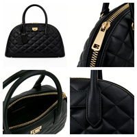 Luxus-Handtasche mit Anpassungsoption, Tragetasche mit Eigenem Logo, Klassischer Casual-Druck, Reißverschluss, Pompon, Wasserdicht, Abnehmbarer Riemen