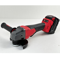 Ensemble de meuleuse d'angle avec batterie au lithium 18V 5.0ah de haute qualité et chargeur rapide, meuleuse d'angle multi-vitesse haute puissance 125mm