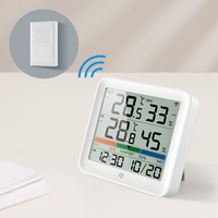 Thermomètre hygromètre numérique LCD portable de haute qualité pour la maison et l'intérieur avec grand écran